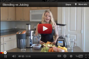 Click Here for Video Information on Juicing vs. blending.